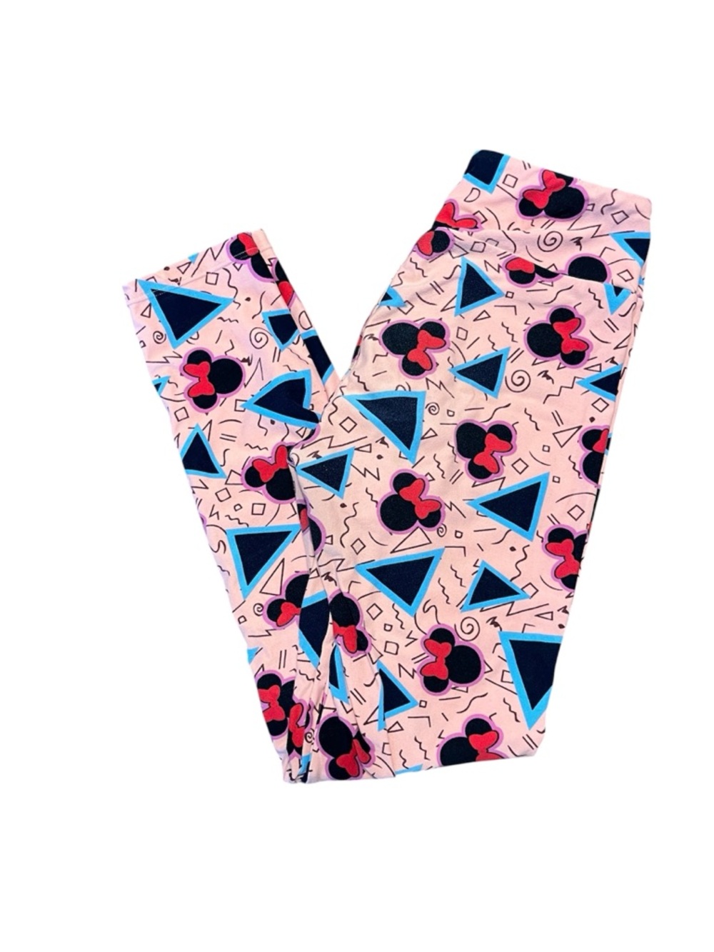 LuLaRoe Disney Minnie leggings OS - Picture 1 of 7